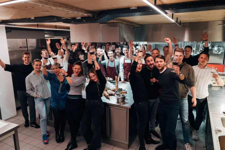 Mezze, Wein & ganz viel Teamarbeit